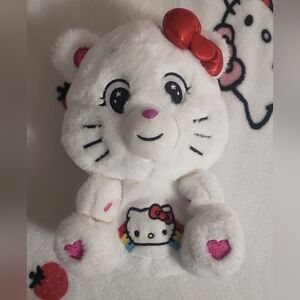 Care bear + Hello Kitty plush toy
